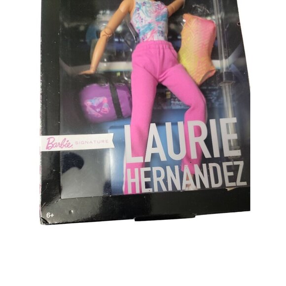 Barbie Signature Laurie Hernandez Doll Olympics USA Gymnastics Made to Move NEW - Picture 5 of 9